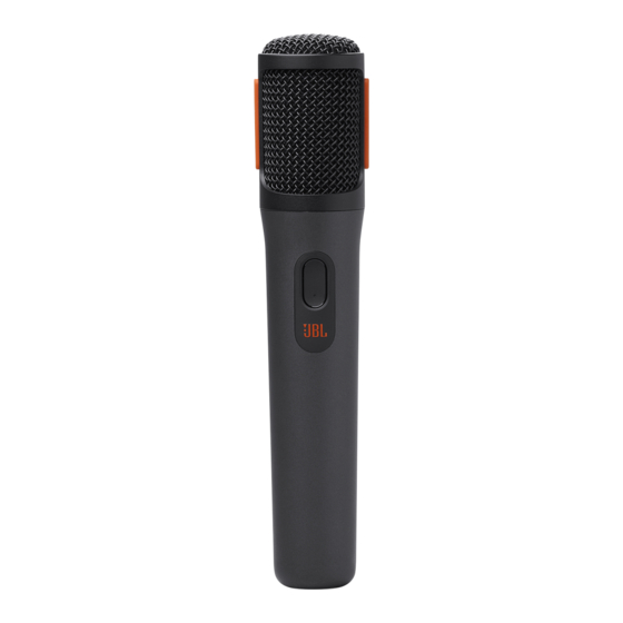 Harman JBL PARTYBOX WIRELESS MIC Schnellstartanleitung