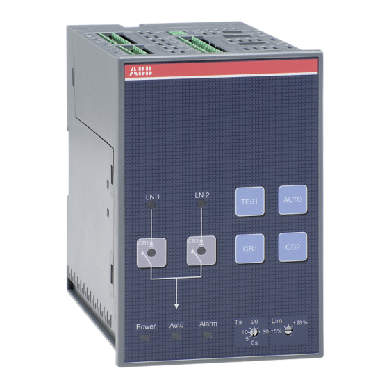 ABB ATS021 Installations-Und Betriebsanleitungen