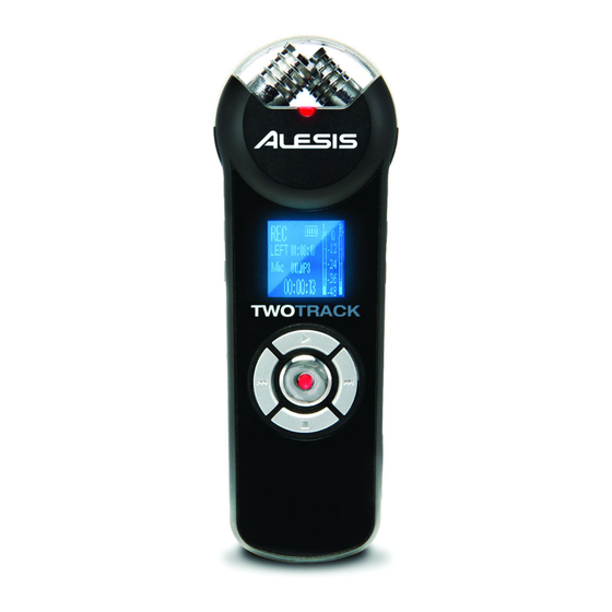 Alesis TWOTRACK Kurzanleitung