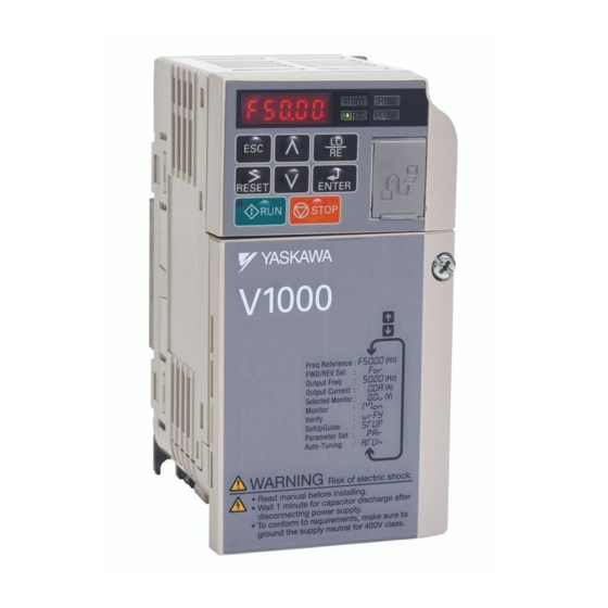 YASKAWA V1000 Kurzanleitung