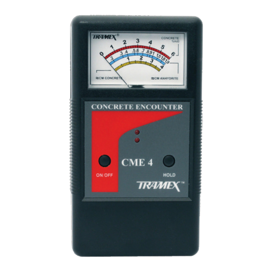 TRAMEX CME4 Bedienungsanleitung