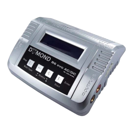 Diamond B6 evo AC/DC Bedienungsanleitung