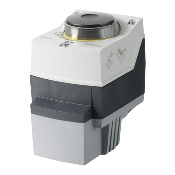 Siemens ACVATIX SAS Serie Bedienungsanleitung