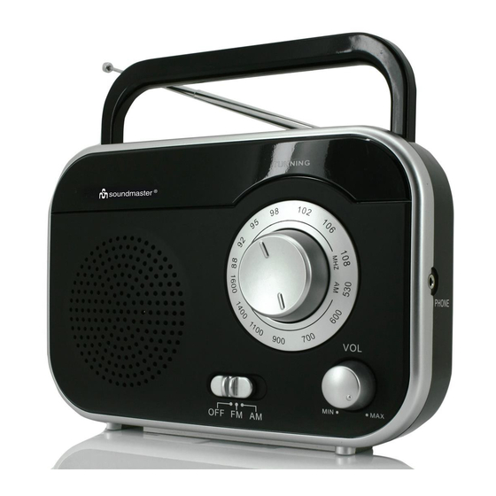Wörlein SOUNDMASTER TR410 Bedienungsanleitung