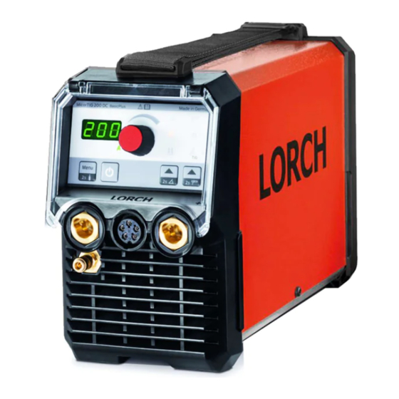 LORCH MicorTIG 200 DC BasicPlus Bedienungshandbuch