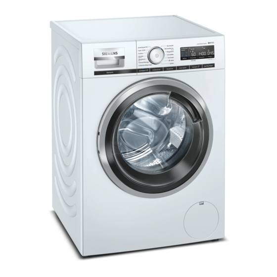 Siemens WM14VM40 Gebrauchs- Und Installationsanleitung