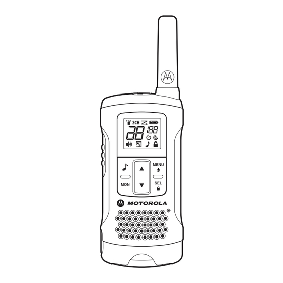 Motorola TLKR T60 Anleitung