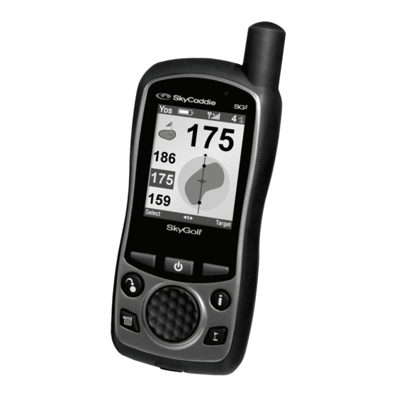 SkyCaddie SG5 Bedienungsanleitung