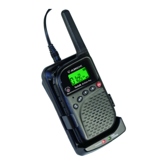 Albrecht Tectalk Action Pro Bedienungsanleitung