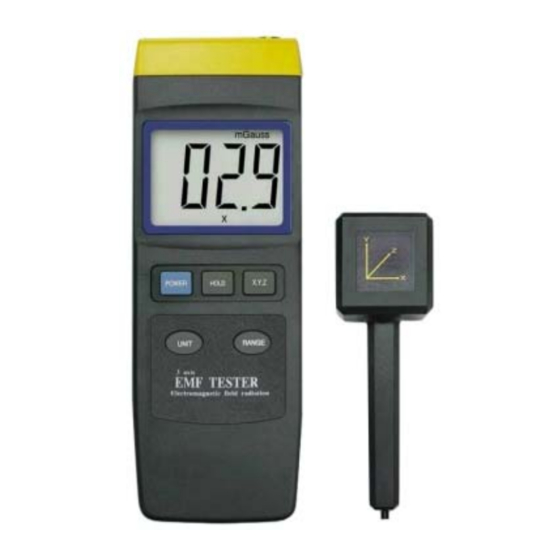 PCE Group EMF TESTER 828 Handbücher