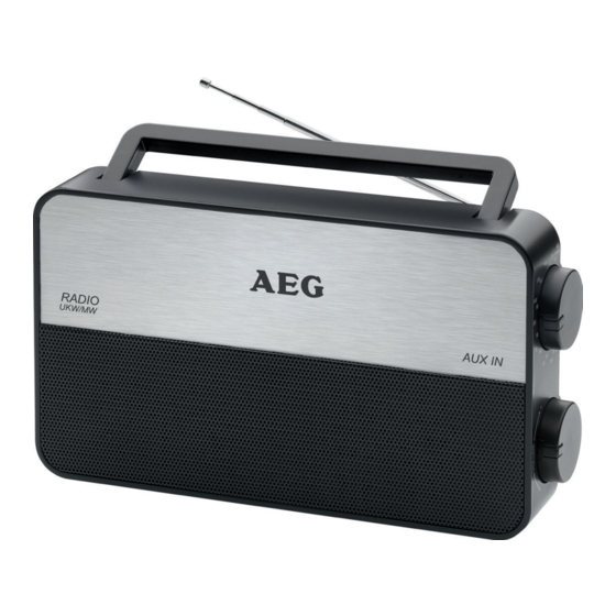 AEG TR 4152 Bedienungsanleitung