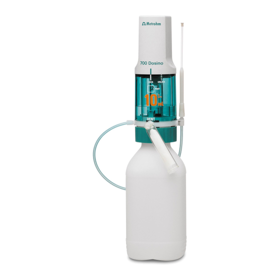 Metrohm 700 Dosino Handbuch
