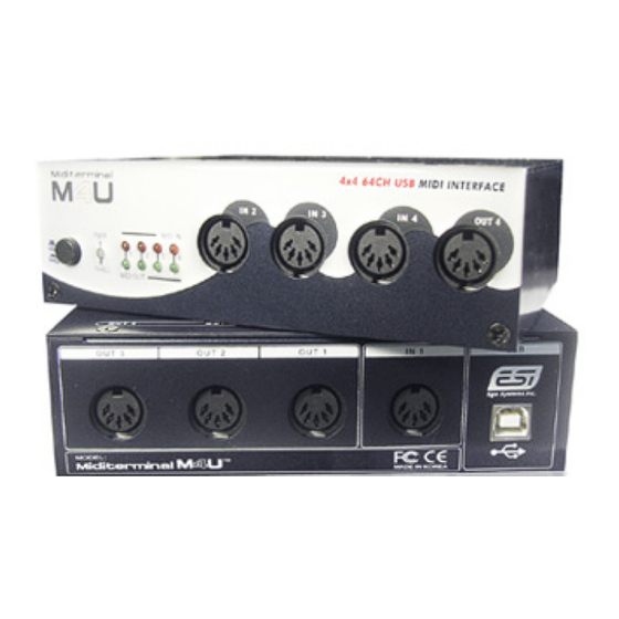 ESI M4U Handbuch