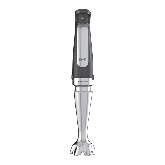 Braun MultiQuick 7 Bedienungsanleitung