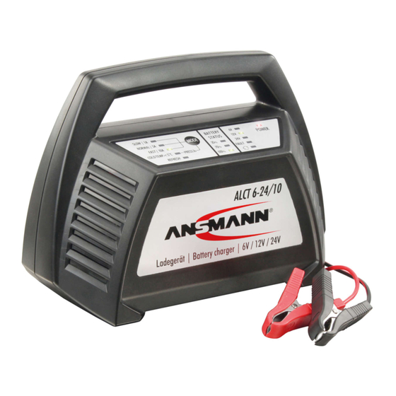 ANSMANN ALCT 6/24-10 Bedienungsanleitung
