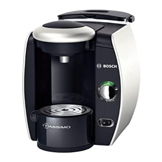 Bosch TASSIMO FIDELIA TAS 40-Serie Handbücher