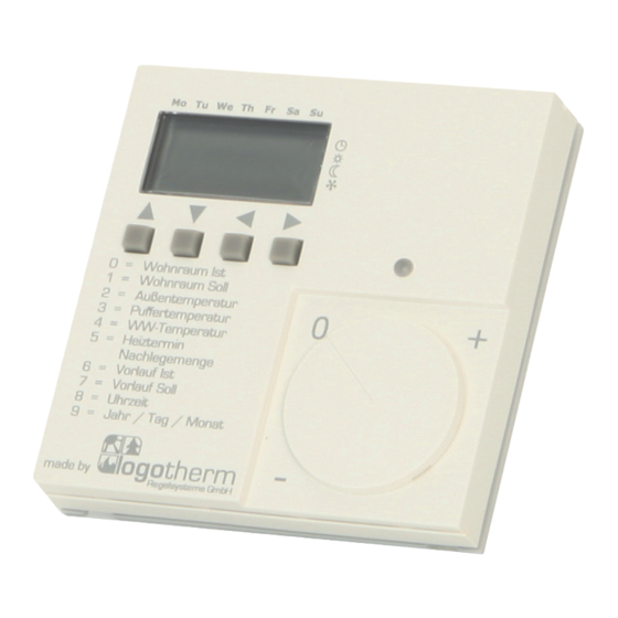 Logotherm WRS-D Bedienungsanleitung