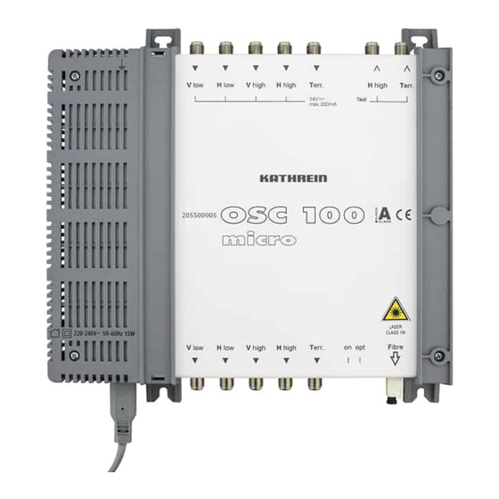 Kathrein OSC 100 micro Handbuch