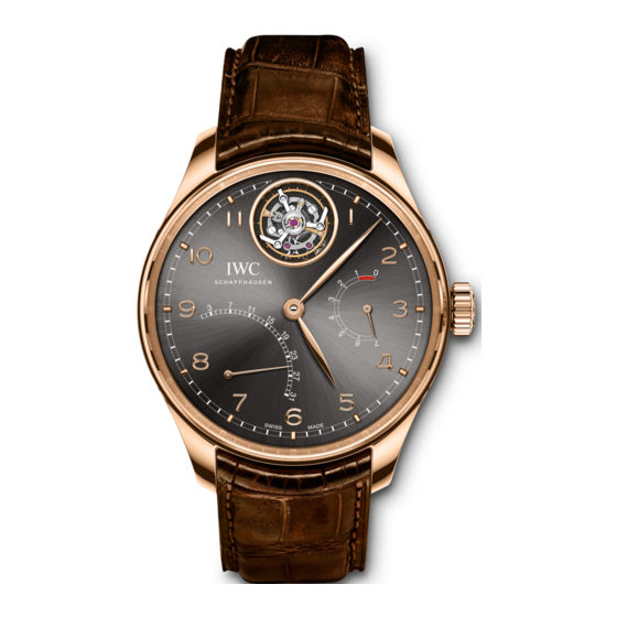 iwc Portugieser Tourbillon Mystère Rétrograde Bedienungsanleitung