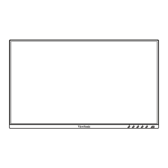 ViewSonic VG275 Schnellstart Handbuch