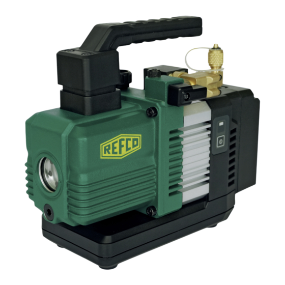 Refco ECO-2-A2L-e Bedienungsanleitung