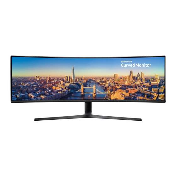 Samsung C49J890DK Series Benutzerhandbuch