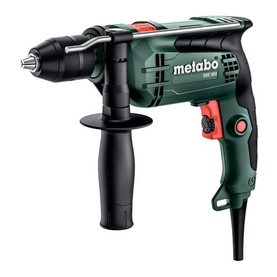 Metabo B 650 Originalbetriebsanleitung