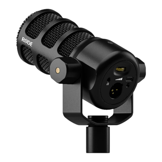 RODE PODMIC USB Handbuch