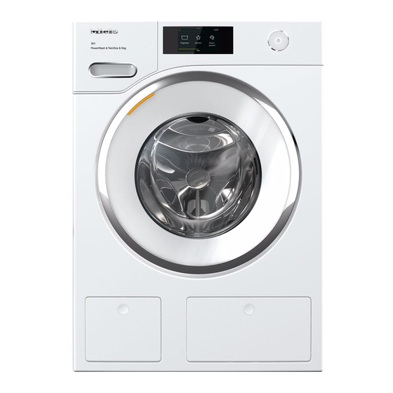 Miele WCR 860 WPS Gebrauchsanweisung