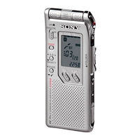Sony ICD-ST25 Bedienungsanleitung