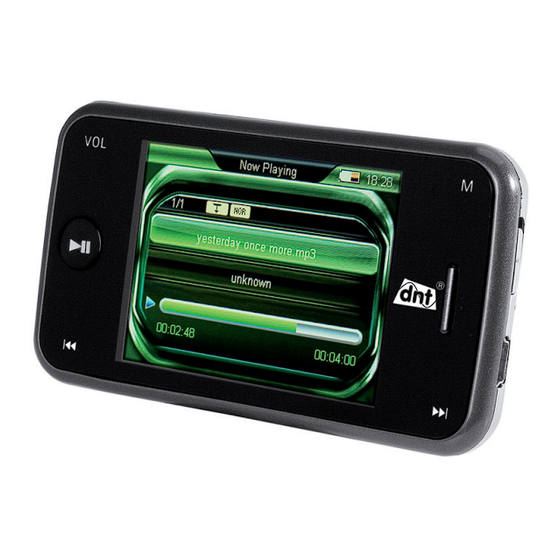 DNT MP3 Steel80 Bedienungsanleitung