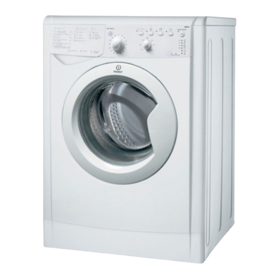 Indesit IWB 5105 Bedienungsanleitung