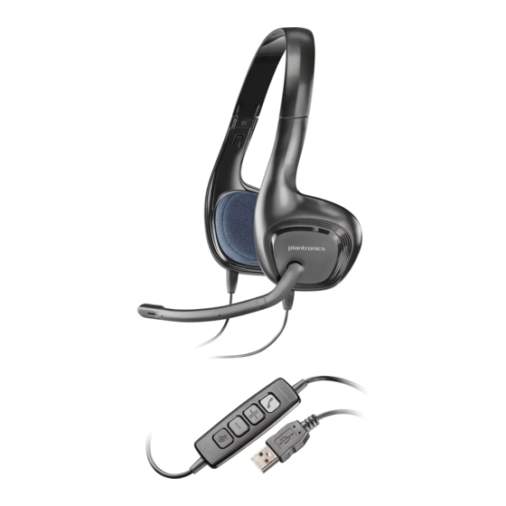 Plantronics Audio 628 Kurzanleitung