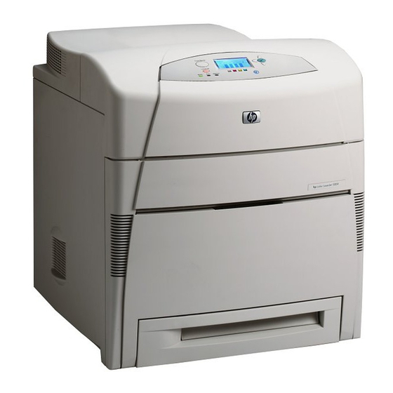 HP color LaserJet 5500 Handbuch