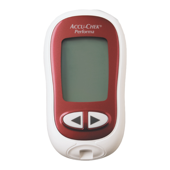 Accu-Chek Performa Kurzanleitung