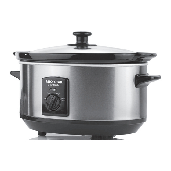 mio star 7173.612 Slow Cooker Bedienungsanleitung