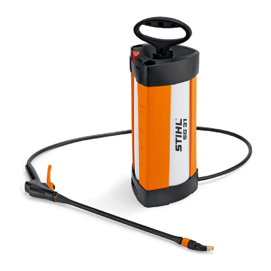 Stihl SG 31 Gebrauchsanleitung