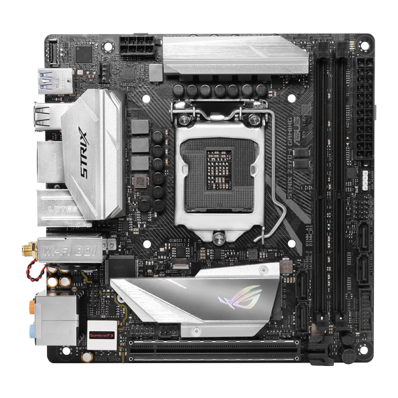 Asus ROG STRIX Z370-I GAMING Handbuch