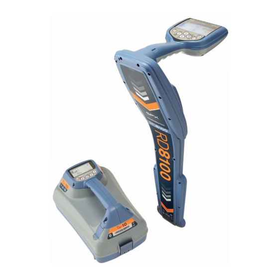 SPX Radiodetection RD8100 Kurzbedienungsanleitung