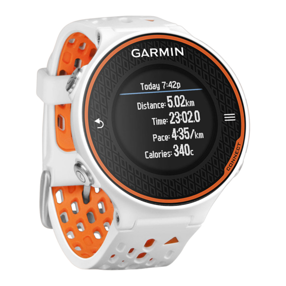 Garmin Forerunner 620 Kurzanleitung