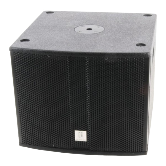 The box Achat 112 Sub A Bedienungsanleitung