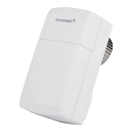eQ-3 HomeMatic IP HmIP-eTRV-C-2 Montage- Und Bedienungsanleitung