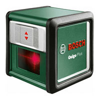 Bosch Quigo Plus Originalbetriebsanleitung