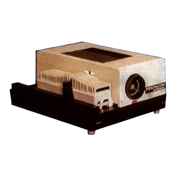 Pentacon AV 100 auto Bedienungsanleitung