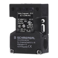 Schmersal AZ 15 ZVRK-M16 Bedienungsanleitung
