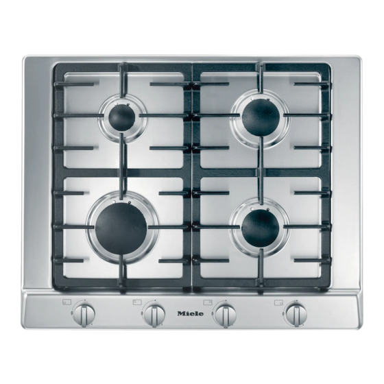 Miele KM 2010 Gebrauchs- Und Montageanweisung