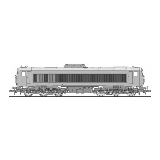 BACHMANN EUROPE Plc H0 Liliput Henschel-BBC DE 2500 Betriebsanleitung