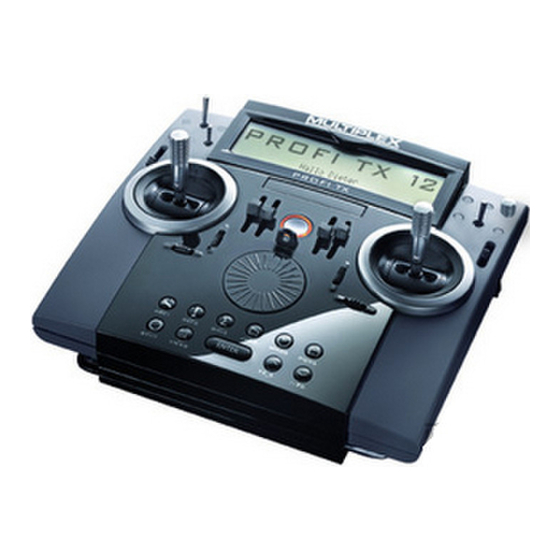 Multiplex PROFI TX 9 Bedienungsanleitung