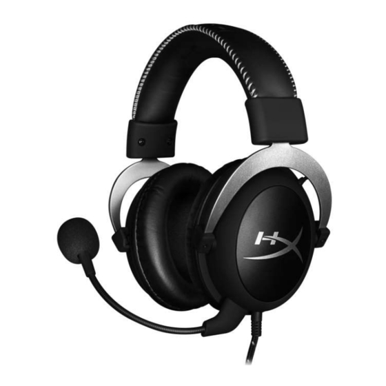 HyperX  Cloud Silver Anleitungen