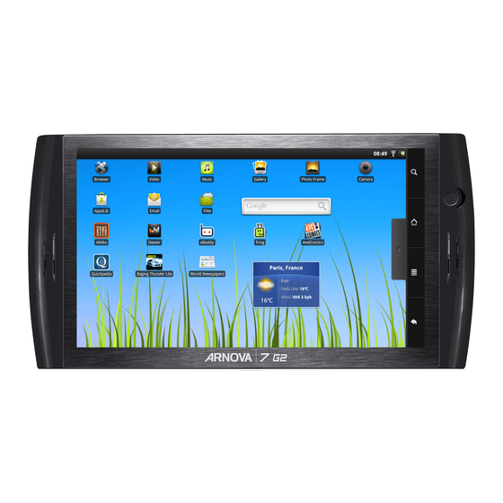 Archos ARNOVA 7C G2 Handbuch